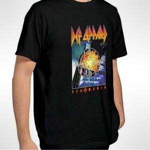 Def Leppard Pyromania Black Band Shirt